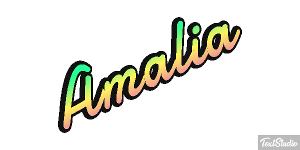 Amália Text effect