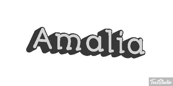 Amália Text effect