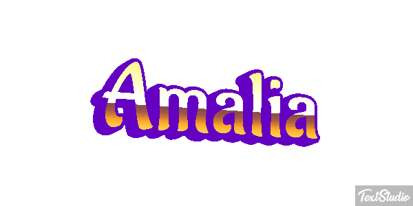 Amália Text effect