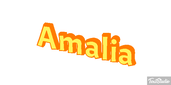 Amália Text effect