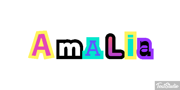 Amália Text effect