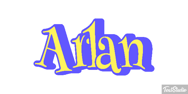 Arlan Text effect