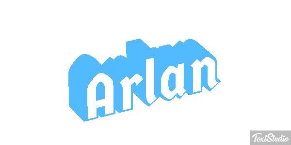 Arlan Text effect