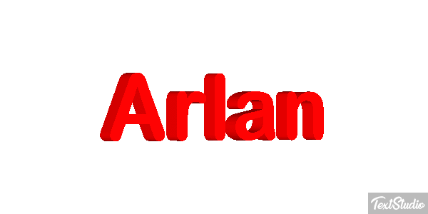 Arlan Text effect