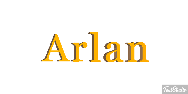 Arlan Text effect