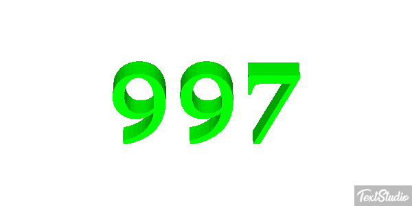 997 Text effect