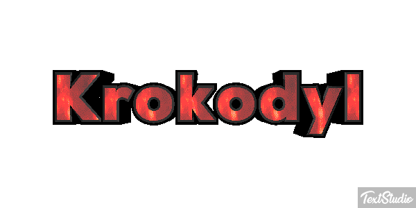 Krokodyl Efekt tekstowy