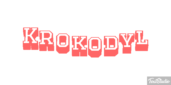 Krokodyl Efekt tekstowy