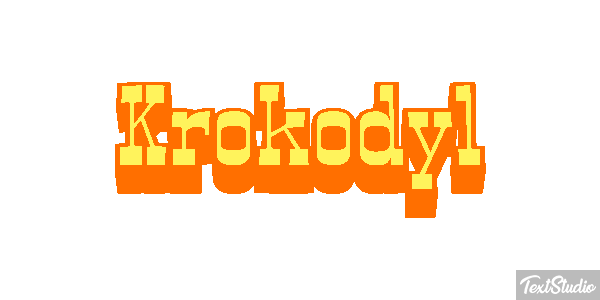 Krokodyl Efekt tekstowy