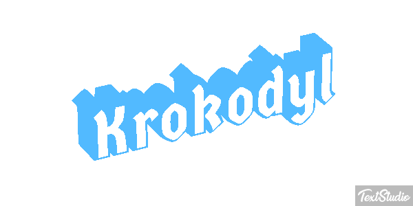 Krokodyl Efekt tekstowy