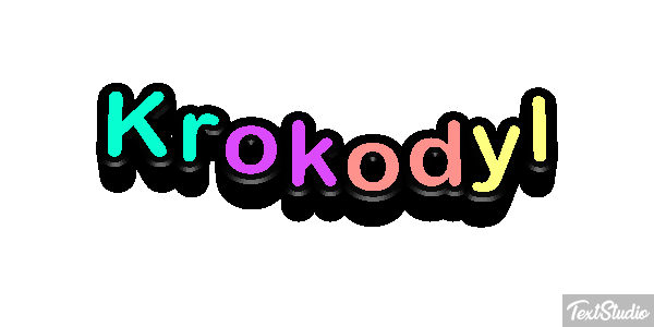 Krokodyl Efekt tekstowy