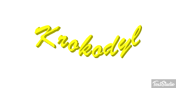 Krokodyl Efekt tekstowy