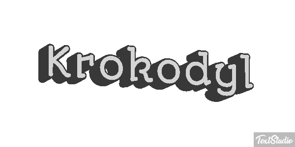 Krokodyl Efekt tekstowy