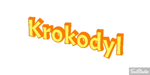 Krokodyl Efekt tekstowy