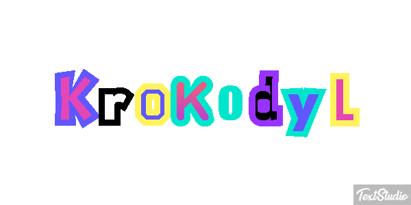 Krokodyl Efekt tekstowy
