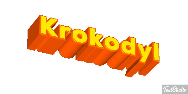 Krokodyl Efekt tekstowy