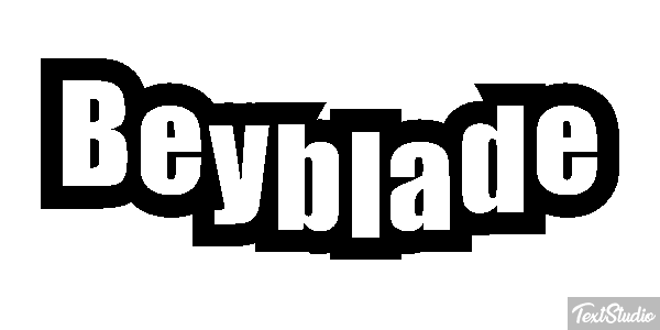 Beyblade Text effect