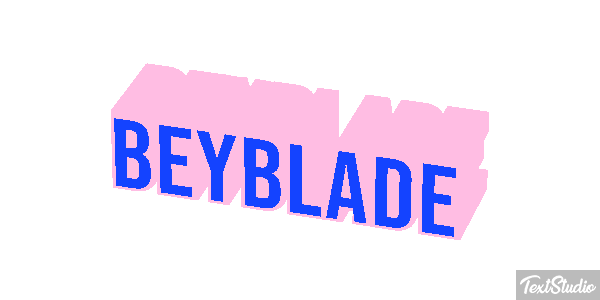 Beyblade Text effect