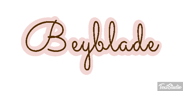Beyblade Text effect