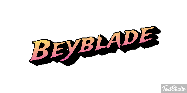 Beyblade Text effect