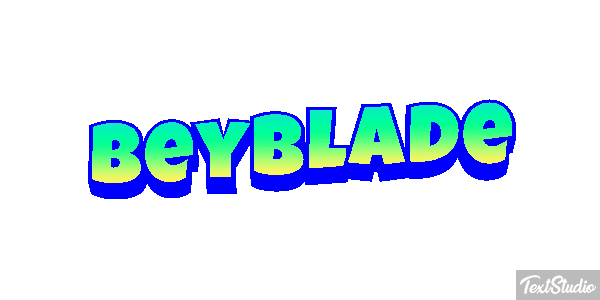Beyblade Text effect