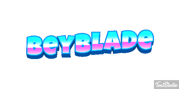 Beyblade Text effect
