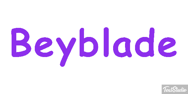 Beyblade Text effect