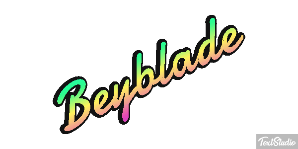 Beyblade Text effect