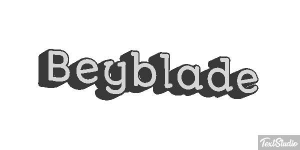 Beyblade Text effect