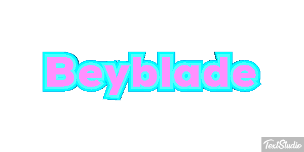 Beyblade Text effect