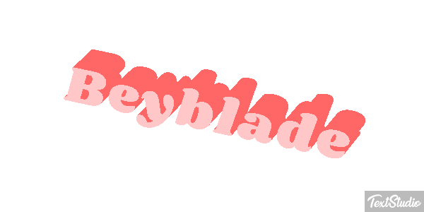Beyblade Text effect