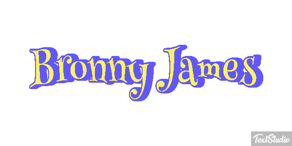 Bronny James Texteffekt