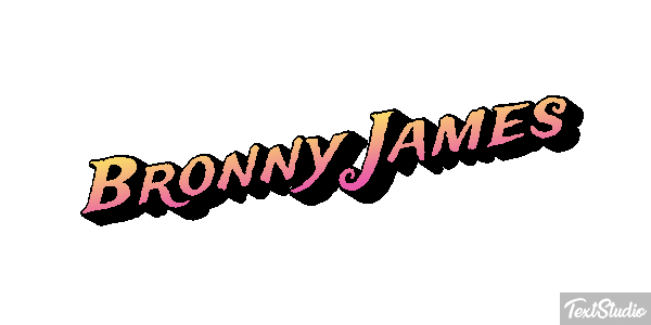 Bronny James Texteffekt