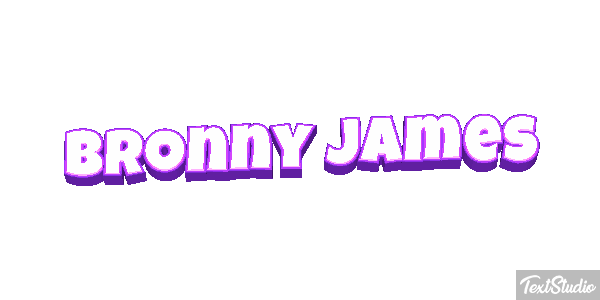Bronny James Texteffekt