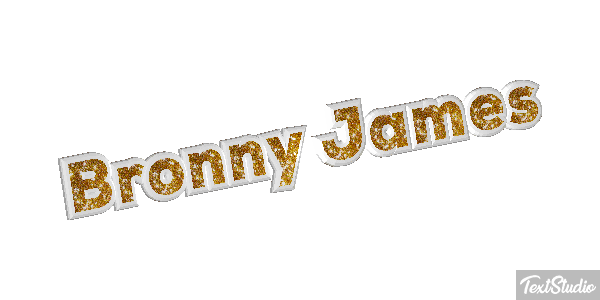 Bronny James Texteffekt