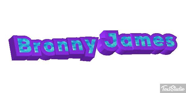 Bronny James Texteffekt