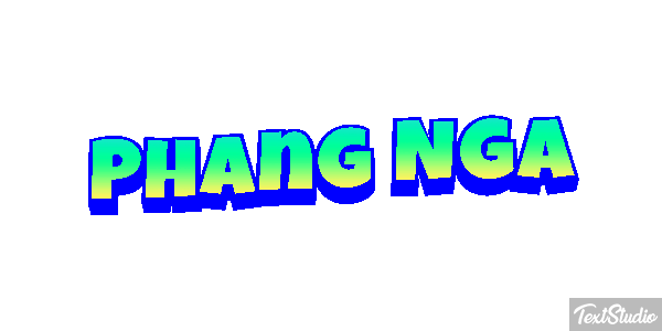 Phang Nga Texteffekt