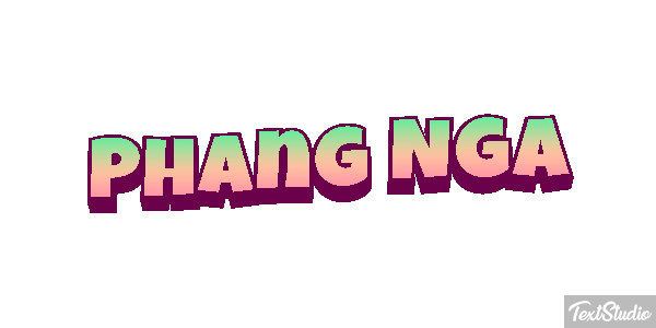 Phang Nga Texteffekt