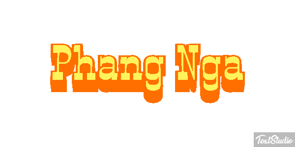Phang Nga Texteffekt