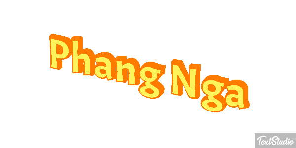 Phang Nga Texteffekt