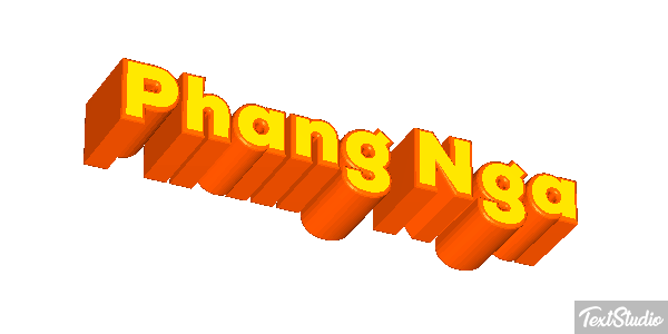 Phang Nga Texteffekt