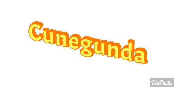 Cunegunda Efecto de texto