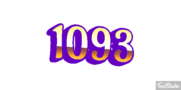 1093 Text effect