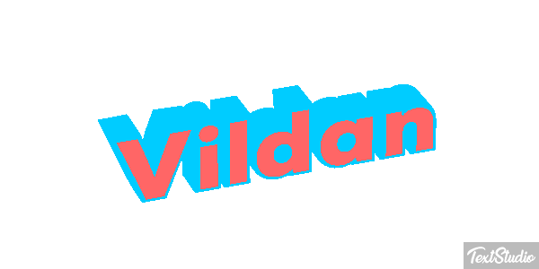 Vildan Efecto de texto