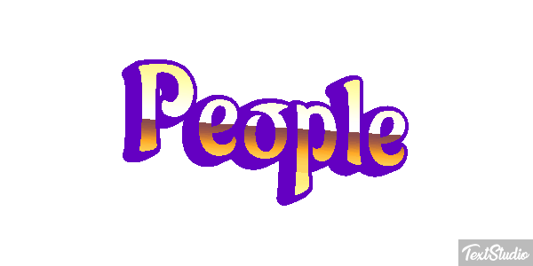People Текстовый эффект