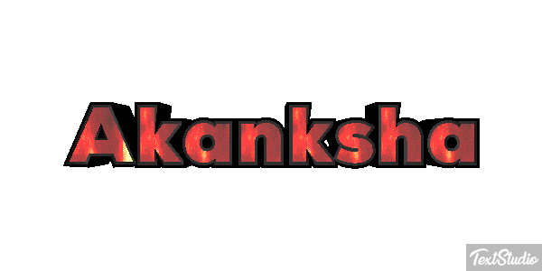 Akanksha Text effect