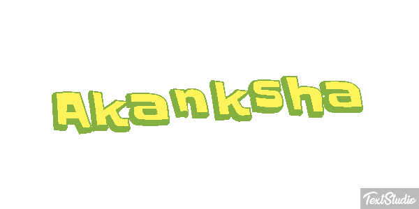 Akanksha Text effect