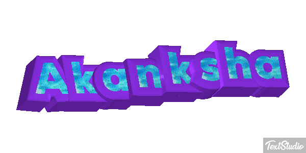 Akanksha Text effect