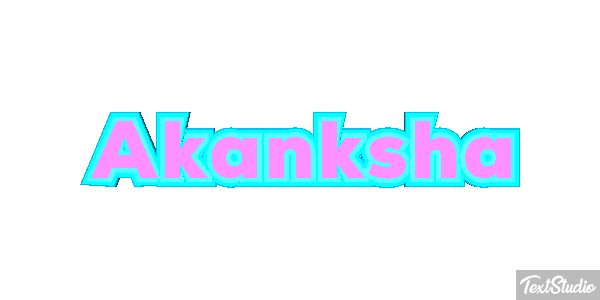 Akanksha Text effect