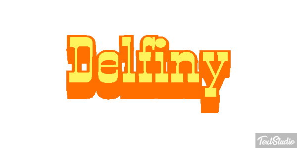 Delfiny Efekt tekstowy